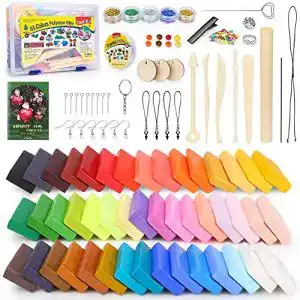 Knete ifergoo polymer clay ton 46 colors oven bake und skulptur ton