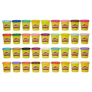 Knete Play-Doh 36er-Pack, Mega Pack mit 84g-Dosen, sortierte Farben - knete play doh 36er pack mega pack mit 84g dosen sortierte farben