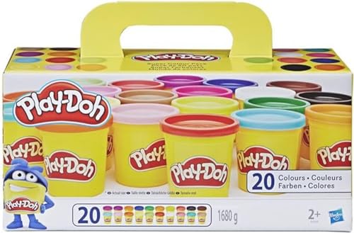 Knete Play-Doh A7924EUC Super Farbenset (20er Pack)