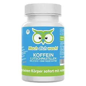 Koffeintabletten mach dich wach koffein lutschpastillen