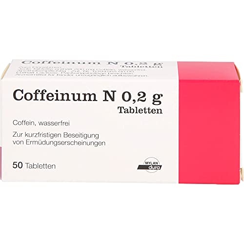 Koffeintabletten Mylan dura GmbH COFFEINUM N 0,2 g Tabletten