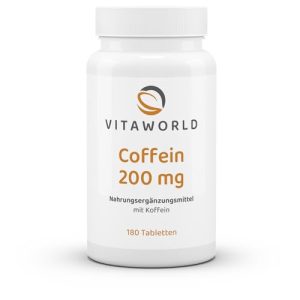 Koffeintabletten Vita World vitaworld Coffein Koffein 200 mg