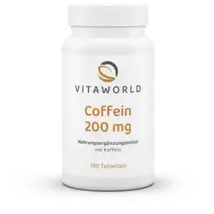 Koffeintabletten vita world vitaworld coffein koffein 200 mg