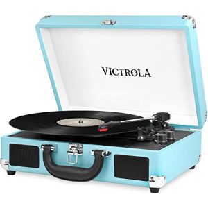 Kofferplattenspieler Victrola Suitcase Turntable 3-Gang Bluetooth - kofferplattenspieler victrola suitcase turntable 3 gang bluetooth 1