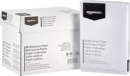 Kopierpapier A4 Amazon Basics Druckerpapier, DIN A4, 80 g/m²
