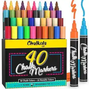 Kreidestifte chalkola 40 fuer tafel abwaschbar kreidemarker