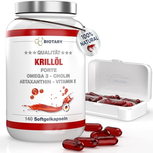 Krillöl BIOTARY 140 Softgelkapseln 1040 mg, Hochdosiert 400 mg