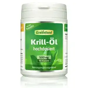 Krilloel greenfood krill oel 500 mg 60 kapseln hochdosiert