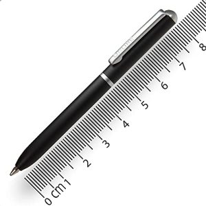 Kugelschreiber Online Miniatur Dreh- Black mit Metallclip