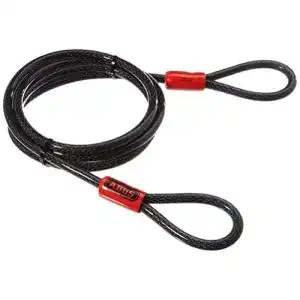 Langes fahrradschloss abus schlaufenkabel cobra 10 200 stahlseil