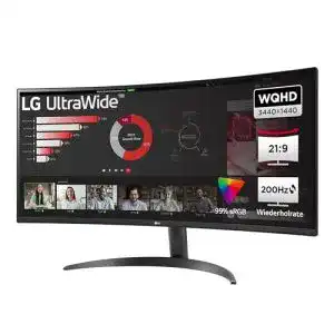 Lg monitor lg ultrawide 219 curved qhd monitor 34wr50qc b
