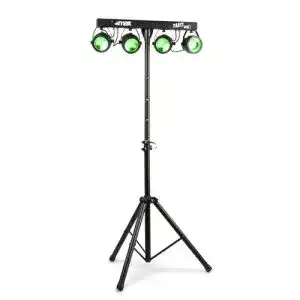 Lichtanlage max led partybar11 discolicht partylicht dj