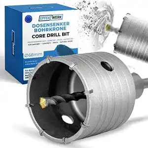 Lochsaege effektwerk kernbohrer 68 mm set fuer beton ziegel