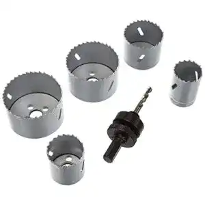 Lochsaege wolfcraft bi metall set