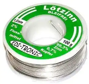 Loetzinn edi tronic bleifreies elektronik loetdraht 1mm 100g