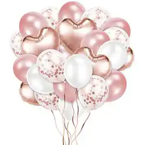 Luftballons crislove luftballon set 48 stueck folienballon set