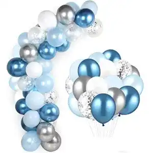 Luftballons gagaku 60 stueck luftballon blau 12 zoll latex