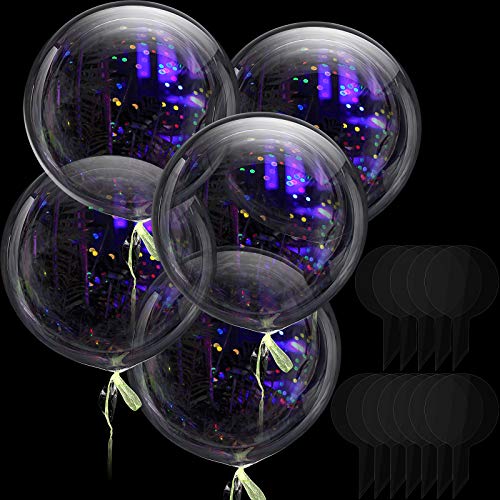 Luftballons Sumind 12 Stück 40cm Jumbo Bobo Luftballon Klar