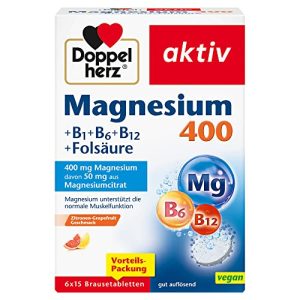 Magnesium-Brausetabletten Doppelherz Magnesium 400 + B1 + B6