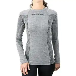Merino unterwaesche damen merino more shirt langarm