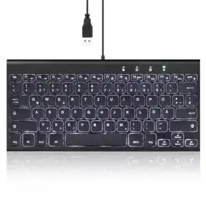 Mini tastatur perixx periboard 429 de kleine tastatur mit kabel