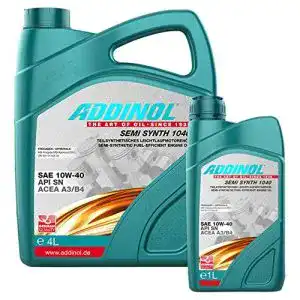 Motoroel 10w40 addinol motoroel 10w 40 semi synth 1040 5l 1l
