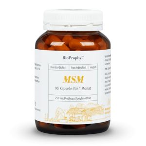 MSM-Kapseln BioProphyl ® MSM – 750 mg reines Methylsulfonylmethan
