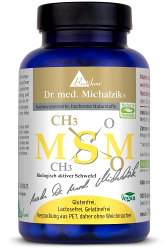 MSM-Kapseln Biotikon MSM Dr. med. Michalzik | Tagesdosis
