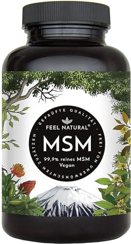 MSM-Kapseln Feel Natural MSM Tabletten – 2000mg MSM