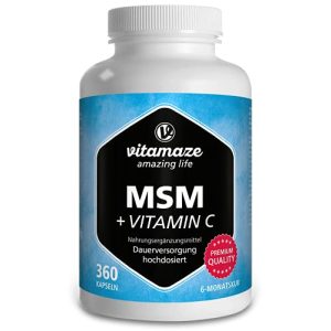 MSM-Kapseln Vitamaze - amazing life MSM Kapseln + Vitamin C - msm kapseln vitamaze amazing life msm kapseln vitamin c