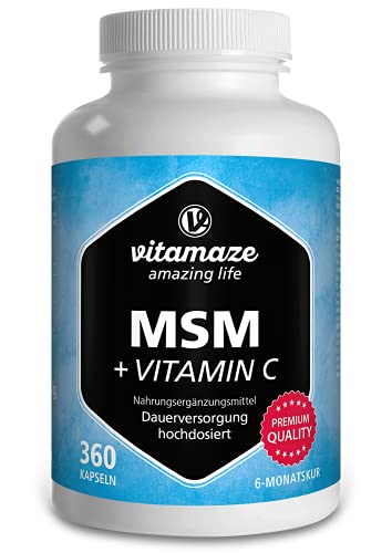 MSM-Kapseln Vitamaze – amazing life MSM Kapseln + Vitamin C