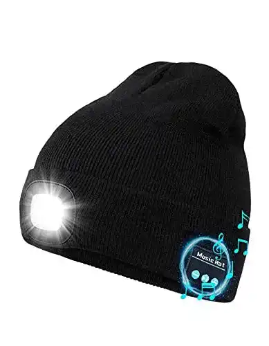Mütze mit Licht Wmcaps Bluetooth Mütze mit LED Licht