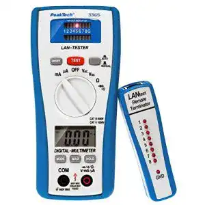 Netzwerktester peaktech 3365 lan tester digital multimeter