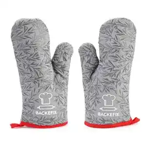 Ofenhandschuhe backefix 29x20cm backhandschuhe silikonueberzug