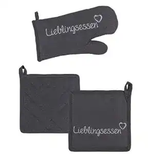 Ofenhandschuhe palleon ofenhandschuh und topflappen set