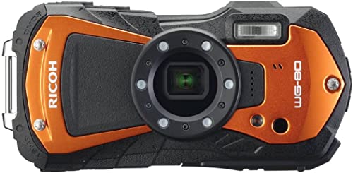 Outdoor-Kamera Ricoh WG-80 Orange wasserdichte Digitalkamera - outdoor kamera ricoh wg 80 orange wasserdichte digitalkamera