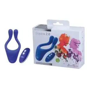 Paarvibrator doppio 2 0 multi use couples vibrator with wireless