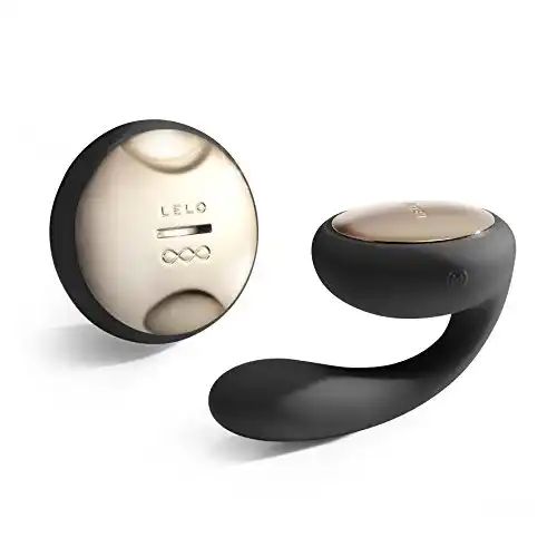 Paarvibrator Lelo Ida Black – Rotierendes Intimspielzeug für Paare