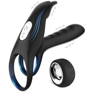 Paarvibrator Whigmaleerie Penisring für Paare Frau & Mann, 3 in 1