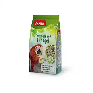 Papageienfutter panto grosssittich und mit pluramin