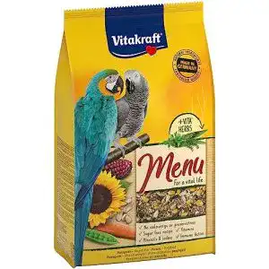 Papageienfutter vitakraft menue mit nuessen und gemuese