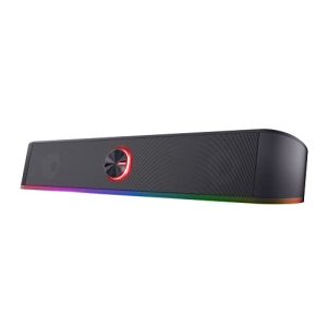 PC-Soundbar Trust Gaming Stereo Soundbar mit RGB Beleuchtung