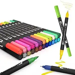 Pinselstifte koilox pinselstift set aquarellpinsel brush pen set