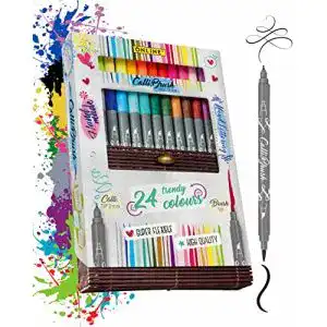 Pinselstifte online brush pen set calli brush 24 double tip
