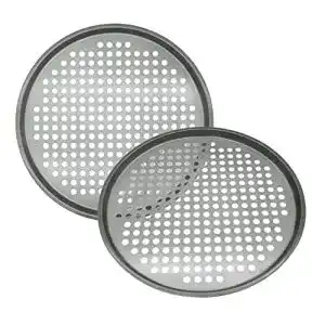 Pizzablech maxi nature kitchenware maxi nature 2er set