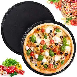 Pizzablech wents 2 stueck antihaft rundes backset praktisch