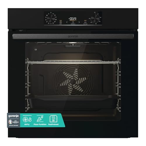 Pyrolyse-Backofen Gorenje BPS 6737 E02B Einbau-Backofen, 77 Liter