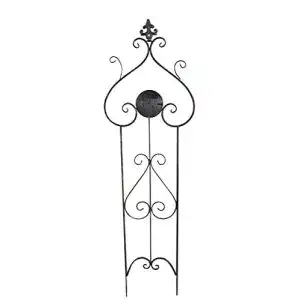 Rankgitter metall daro deko metall rankgitter 120 x 36cm grau