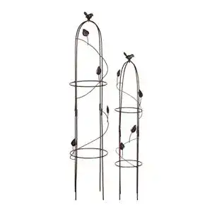 Rankgitter metall verdoba obelisk rankhilfe metall 2er set