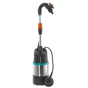 Regenfasspumpe gardena 4700 2 inox mit kabel tauchdruckpumpe